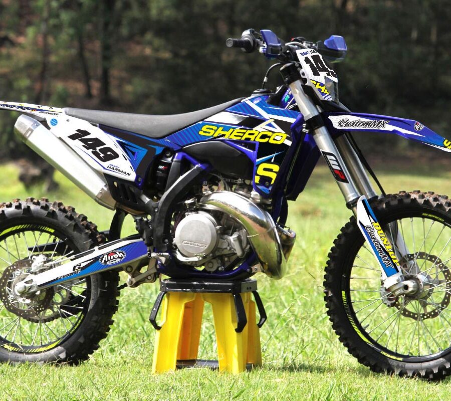 Beasty Blue Series Yamaha Yz Yzf Wr Graphics Kit Custom Mx The