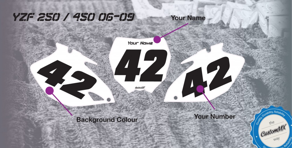 BG1 – Yamaha YZ YZF Backgrounds Kit – Custom MX – The Home Of Semi ...