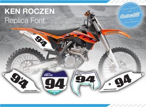FACTORY Series – KTM SX SXF EXC EXC-F Backgrounds Kit – Custom MX – The ...