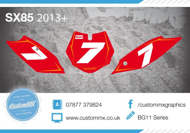 BG11 – KTM SX85 Graphics Kit 2003-2017 Models – Custom MX – The Home Of ...