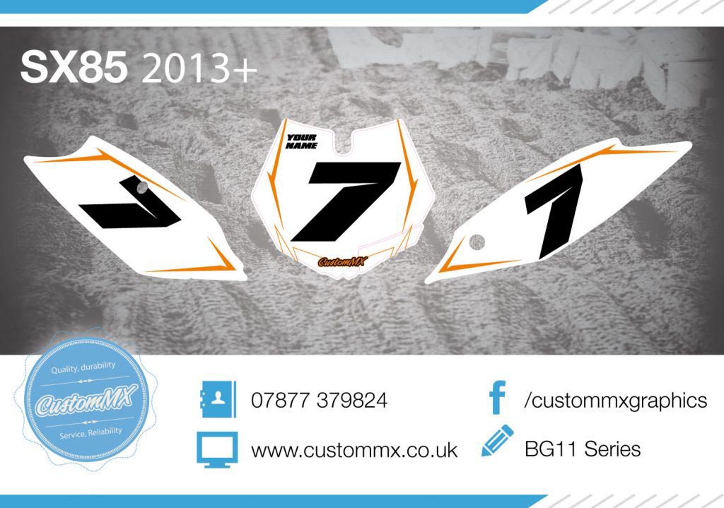BG11 – KTM SX85 Graphics Kit 2003-2017 Models – Custom MX – The Home Of ...