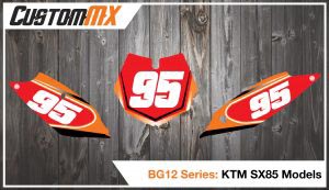 BG12 – KTM SX85 Graphics Kit 2003-2017 Models – Custom MX – The Home Of ...