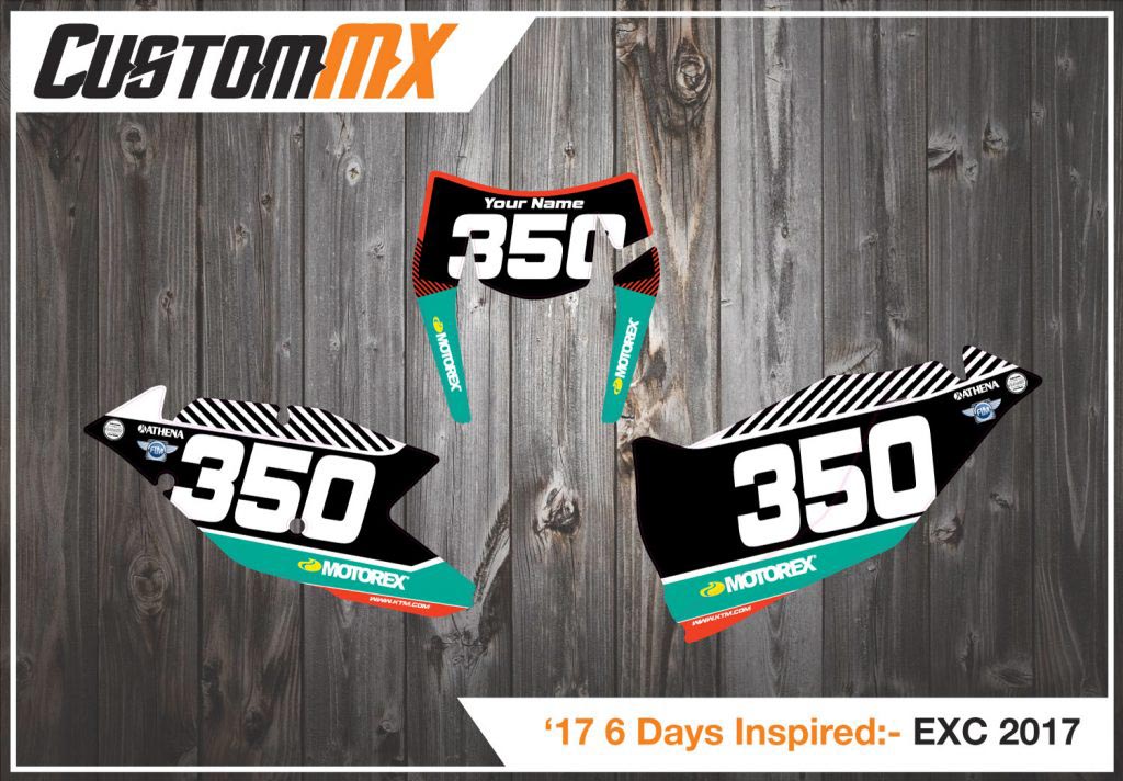 6 Days ’17 Series – KTM SX/XC/EXC Backgrounds Kit – Custom MX – The ...