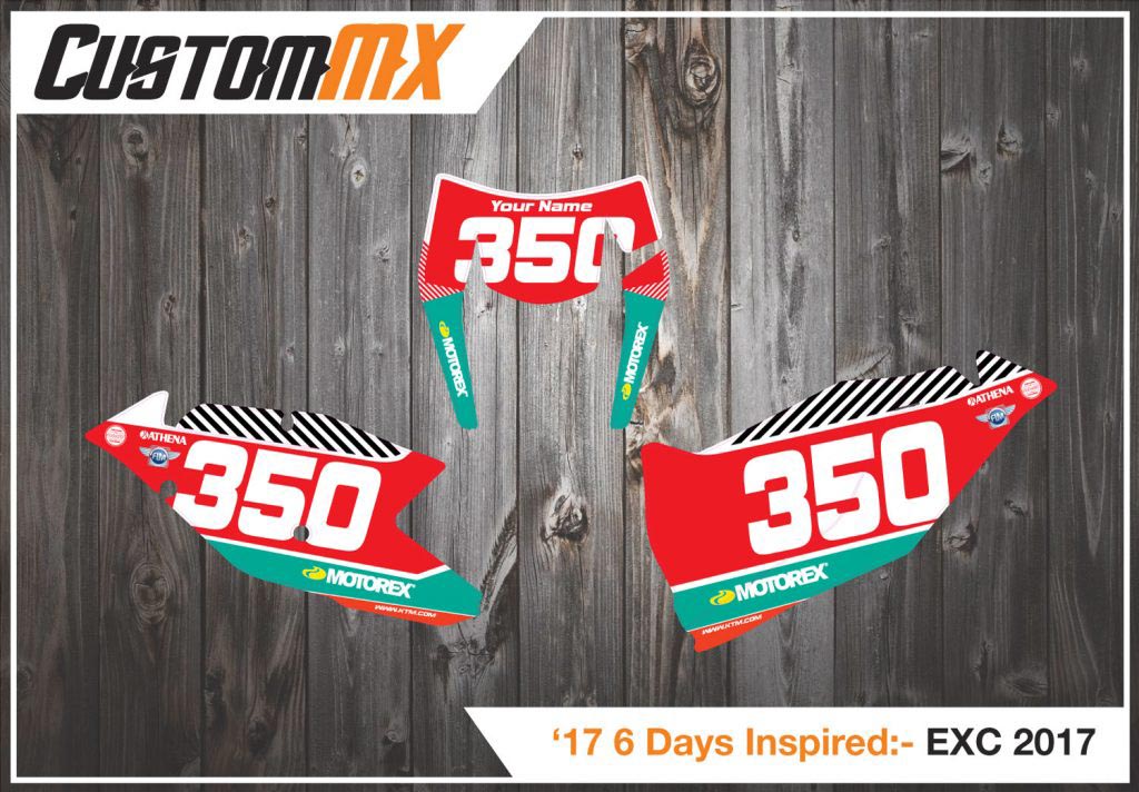 6 Days ’17 Series – KTM SX/XC/EXC Backgrounds Kit – Custom MX – The ...