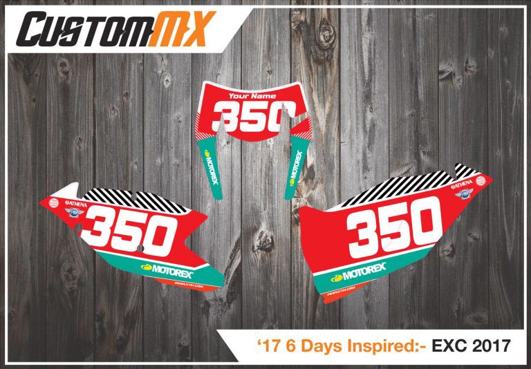 6 Days ’17 Series – KTM SX/XC/EXC Backgrounds Kit – Custom MX – The ...