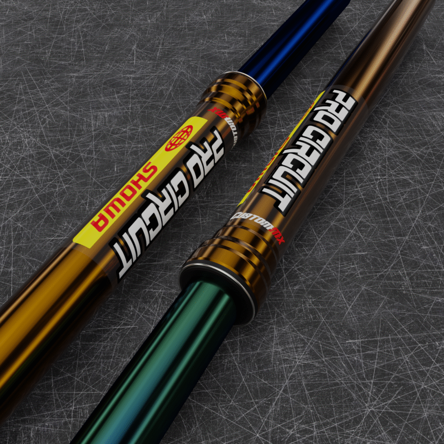 CLEAR: Pro Circuit / Showa Upper Fork Decals