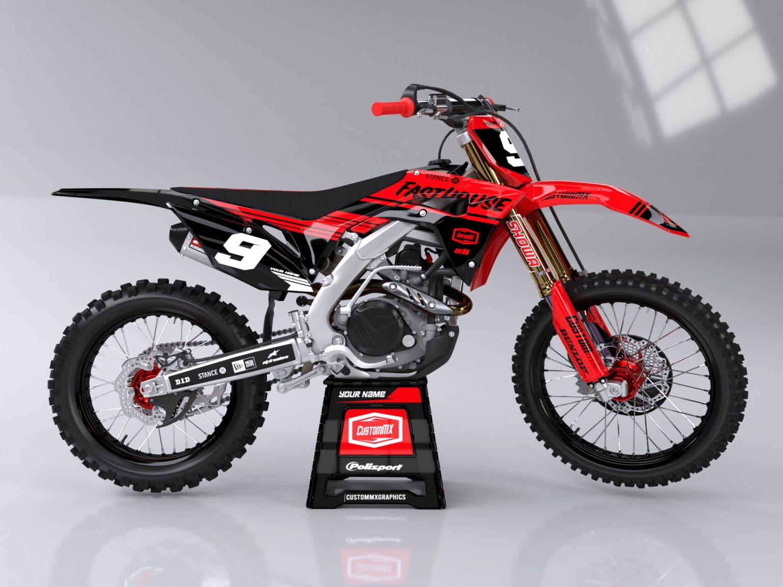 Split Series Honda CR / CRF Graphics Kit Custom MX The Home Of