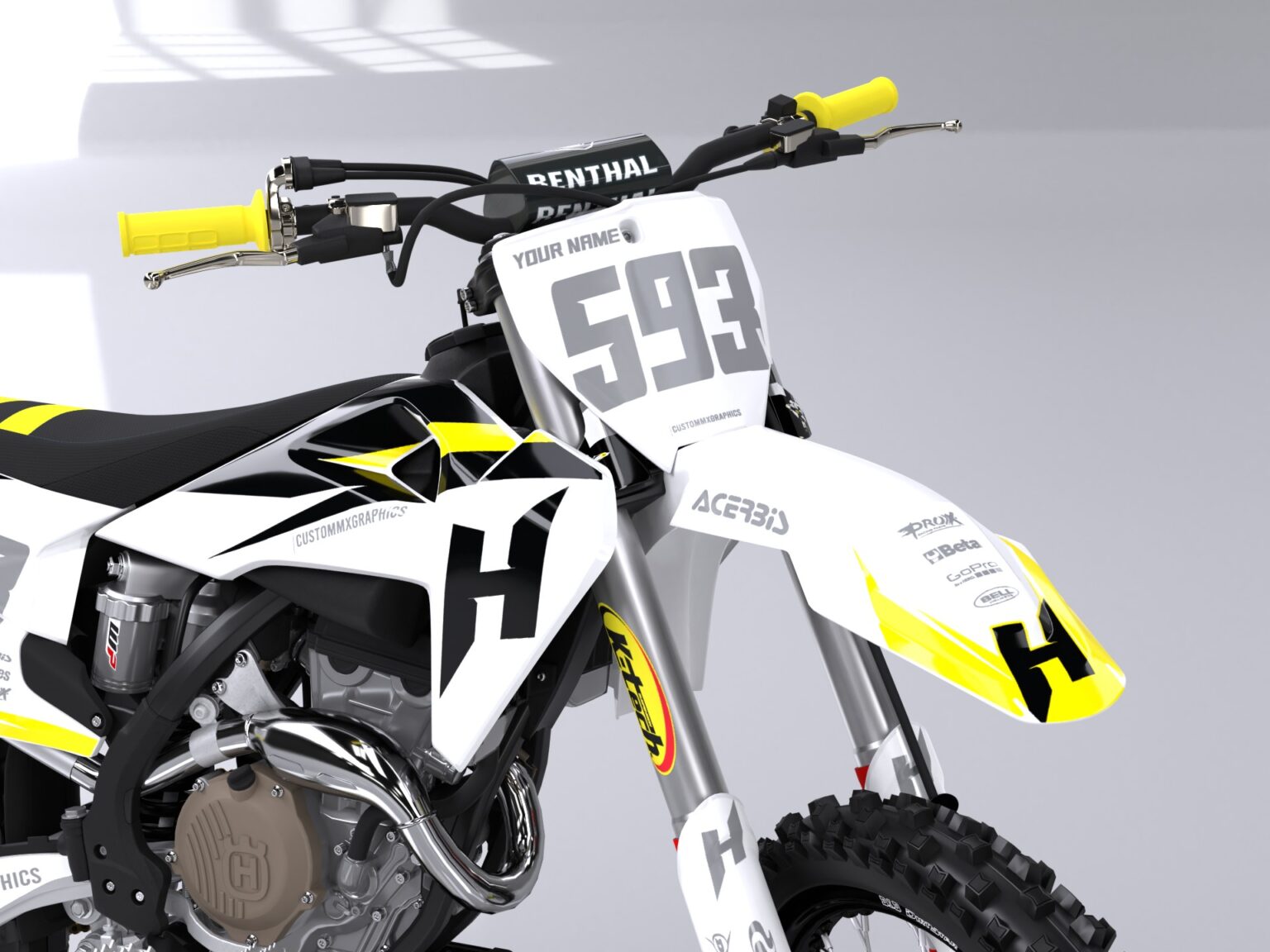 Clean Series Husqvarna Te Fc Fe Wr Cr Tc Full Graphics Kit