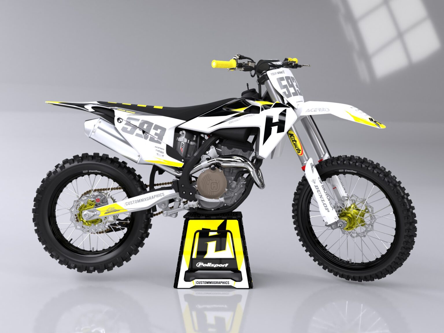 Clean Series Husqvarna Te Fc Fe Wr Cr Tc Full Graphics Kit