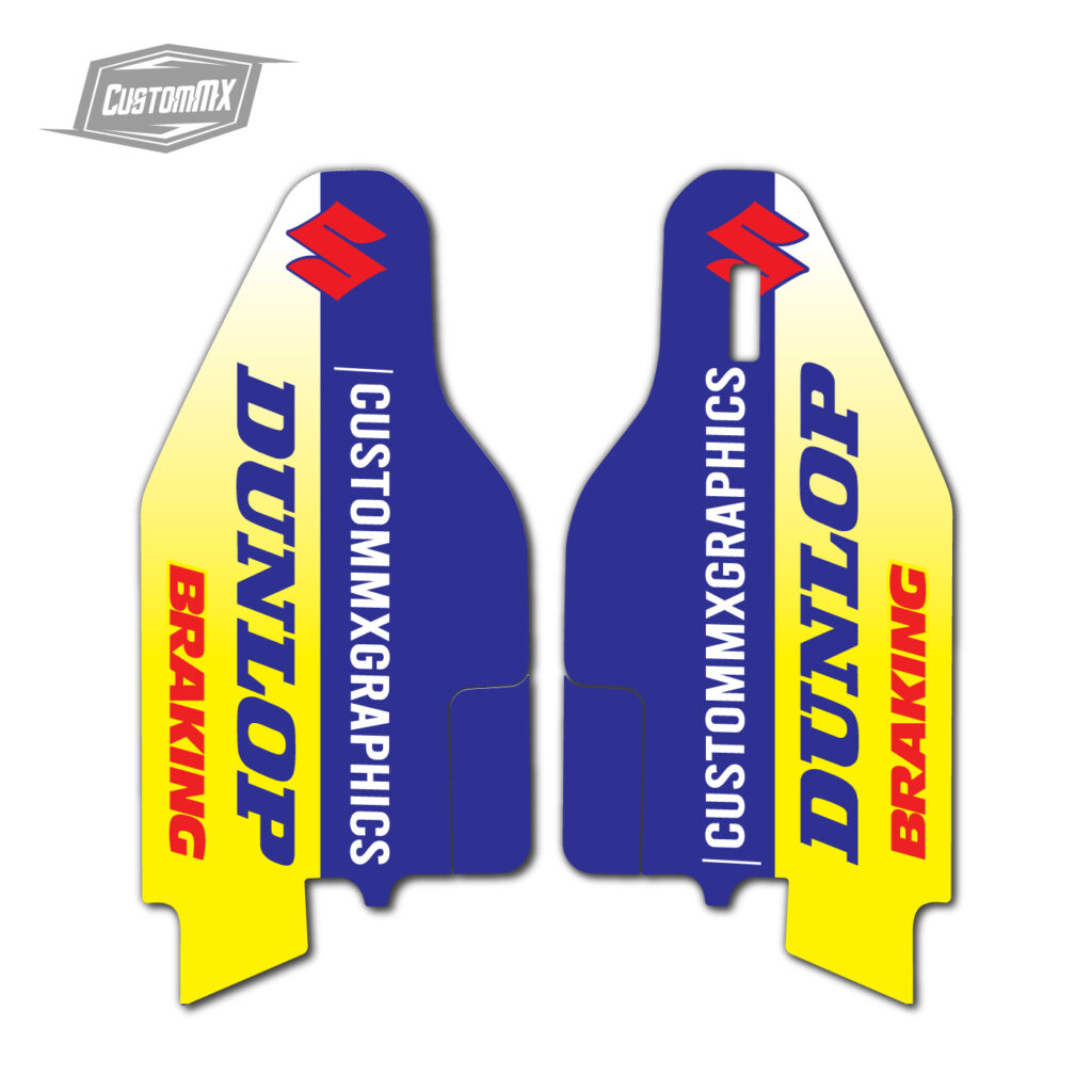 Suzuki Rm Rmz Rmx Lower Fork Stickers – Style 5 – Custom Mx – The Home 