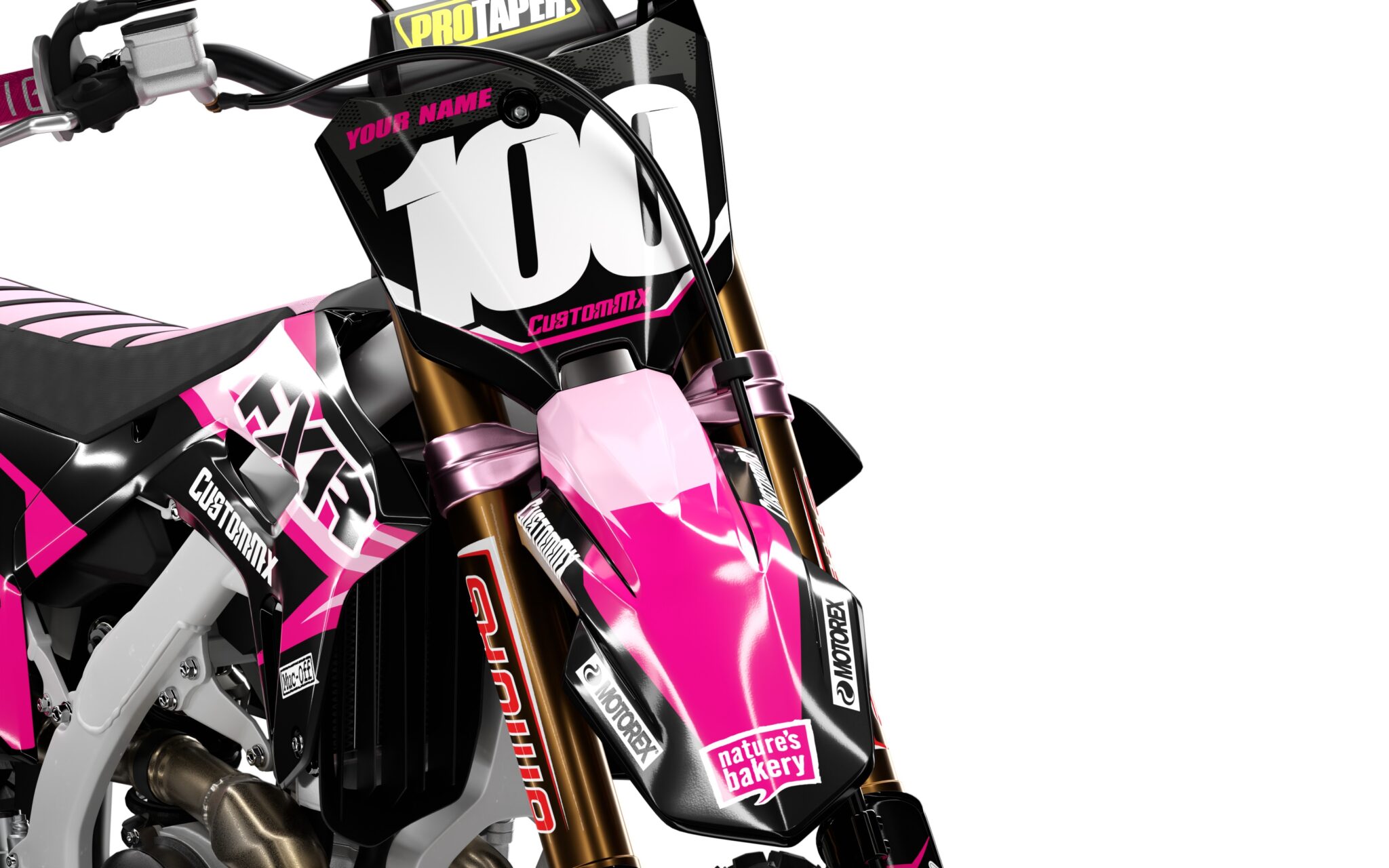 Chemical (pink) Series – Honda Cr   Crf Graphics Kit – Custom Mx – The 