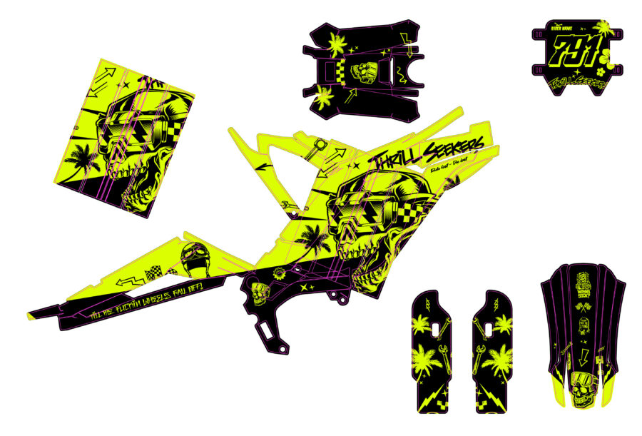 Austin Fluoro - Surron Graphics Kit - Image 7