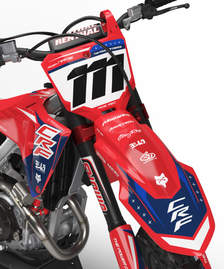 Minato Series - Honda CR / CRF Graphics Kit - Image 4