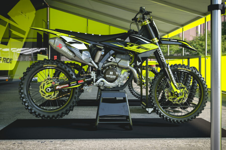 Manchester Series - Triumph TF250X TF450X Graphics Kit - Image 3