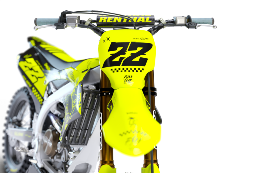 Casablanca (Fluorescent) Series - Yamaha YZ/YZF/WR Graphics Kit - Image 2