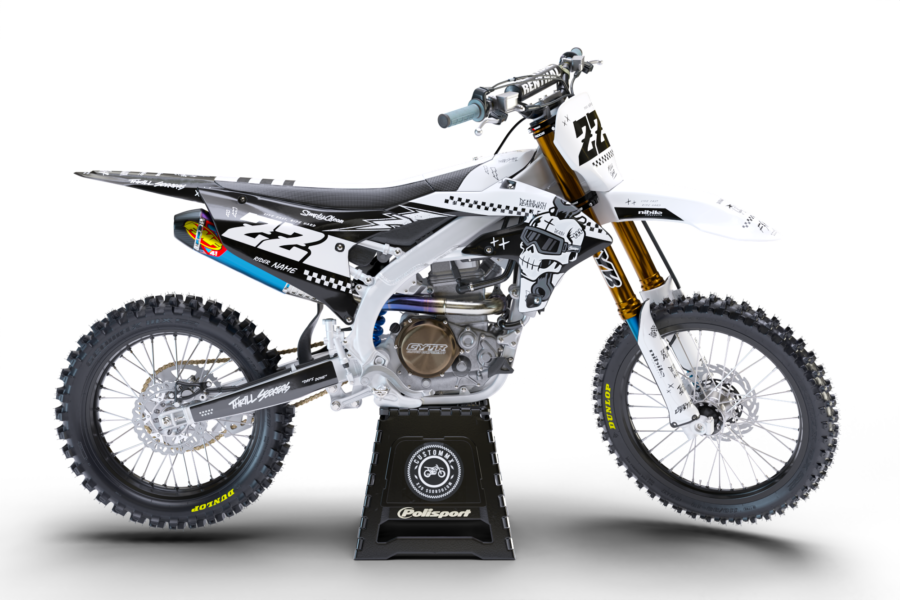 Casablanca (White) Series - Yamaha YZ/YZF/WR Graphics Kit