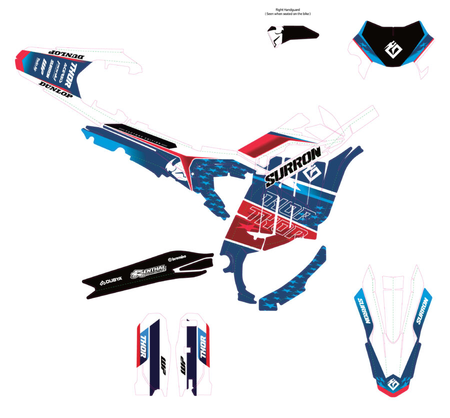 Speed - Surron Graphics Kit
