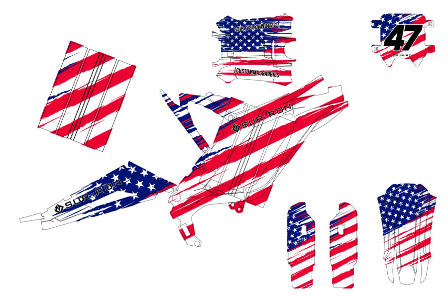 Americana - Surron Graphics Kit