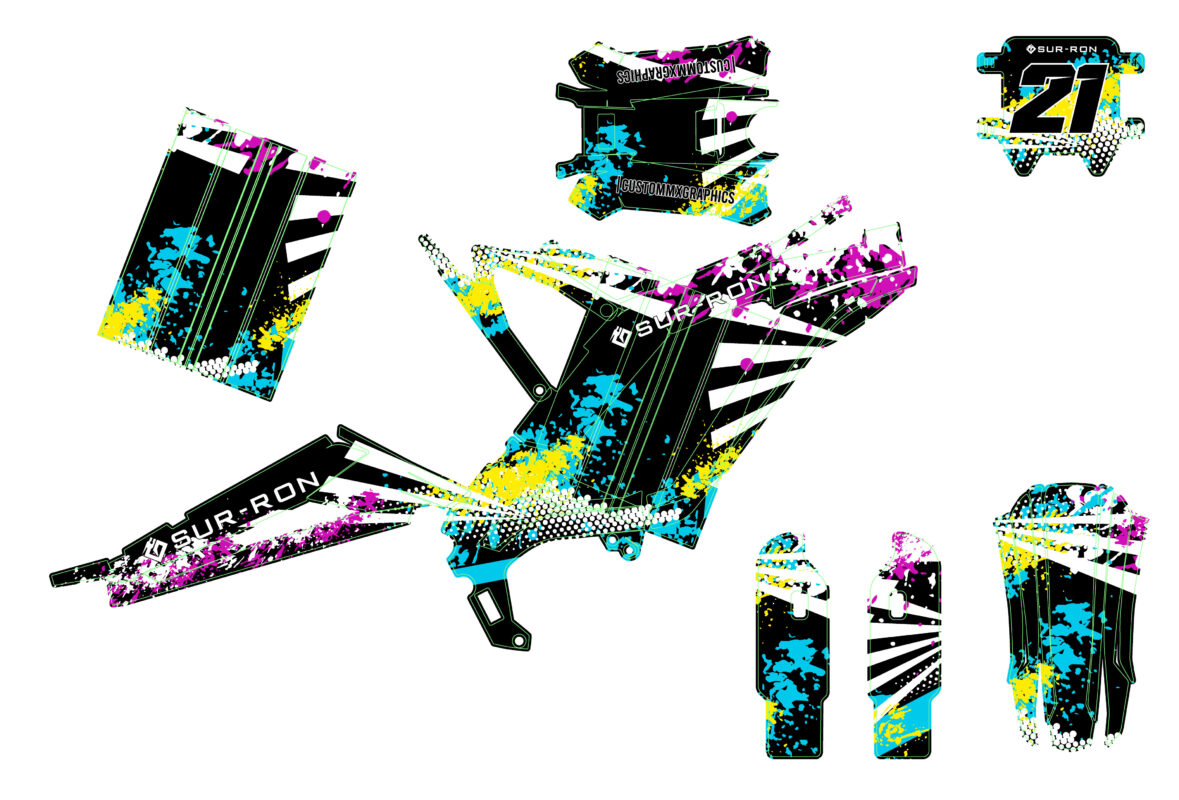 Splatter – Surron Graphics Kit – Custom MX – The Home Of Semi-Custom ...
