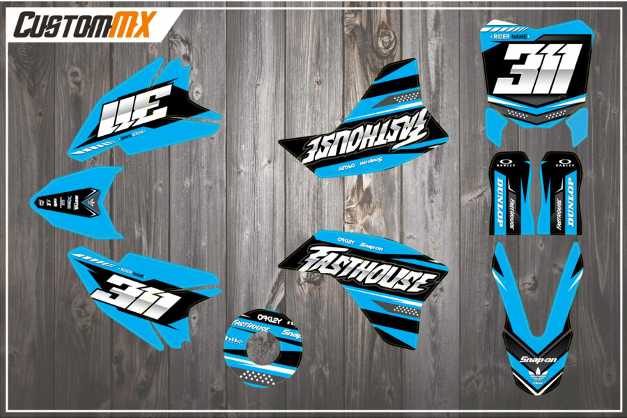 Havana (Cyan) Series - Funbikes MXR Graphics Kit
