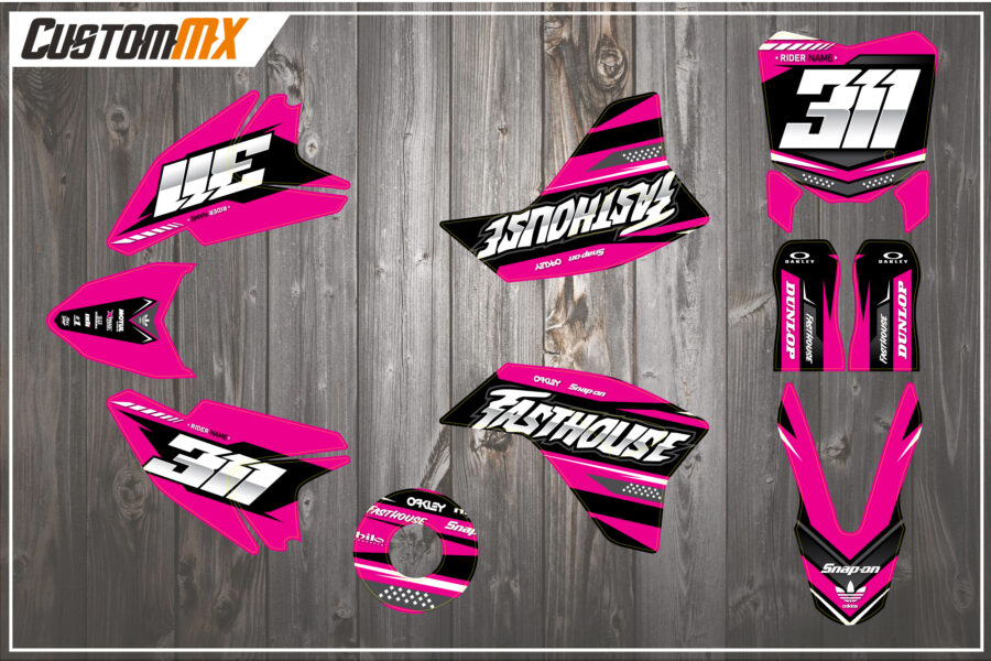 Havana (Magenta) Series - Funbikes MXR Graphics Kit