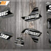 Havana (Grey) Series - Funbikes MXR Graphics Kit