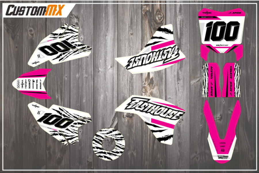 Scramento (Magenta) Series - Funbikes MXR Graphics Kit