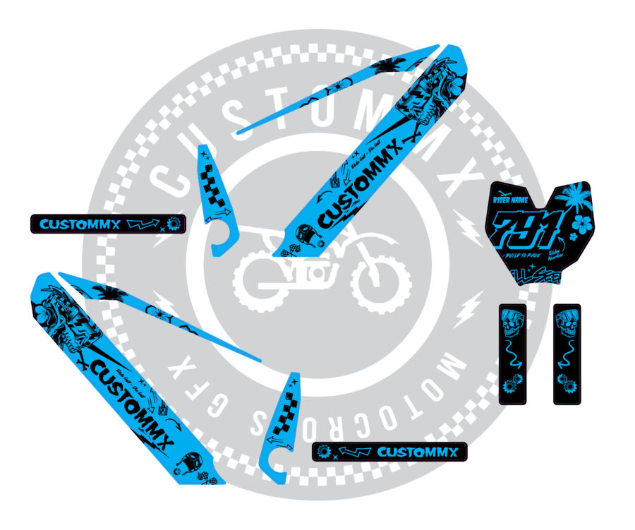 Austin (Cyan) Series - FactoryMX 18" / 20" Custom Pro (Volltz/Funbikes etc)