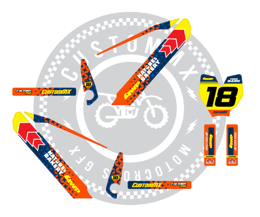 TLD (Orange) Series - FactoryMX 18" / 20" Custom Pro (Volltz/Funbikes etc)
