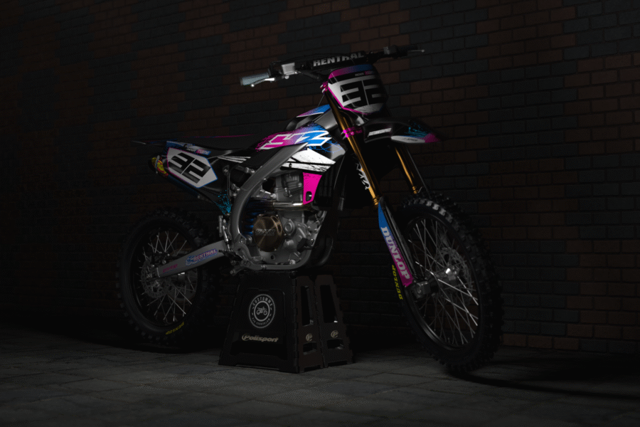 Fluid (Black) Series - Yamaha YZ/YZF/WR Graphics Kit - Image 3