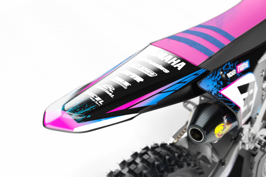 Fluid (Black) Series - Yamaha YZ/YZF/WR Graphics Kit - Image 6