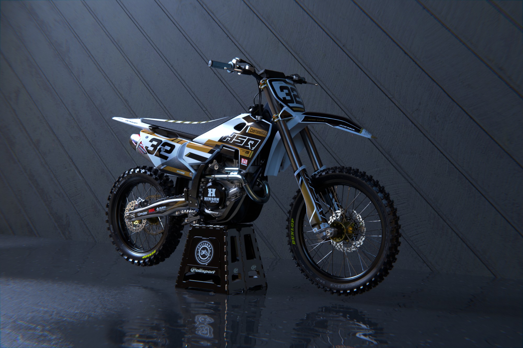 Grit (Sand) Series - Husqvarna TE / FC / FE / WR / CR / TC Full Graphics Kit - Image 2