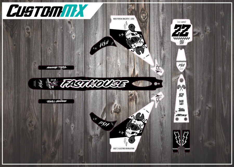 OSET 20.0 (CASABLANCA) GRAPHICS KIT DECALS ELECTRIC BIKE