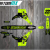 OSET 16.0 (CASABLANCA FLUORO) GRAPHICS KIT DECALS ELECTRIC BIKE