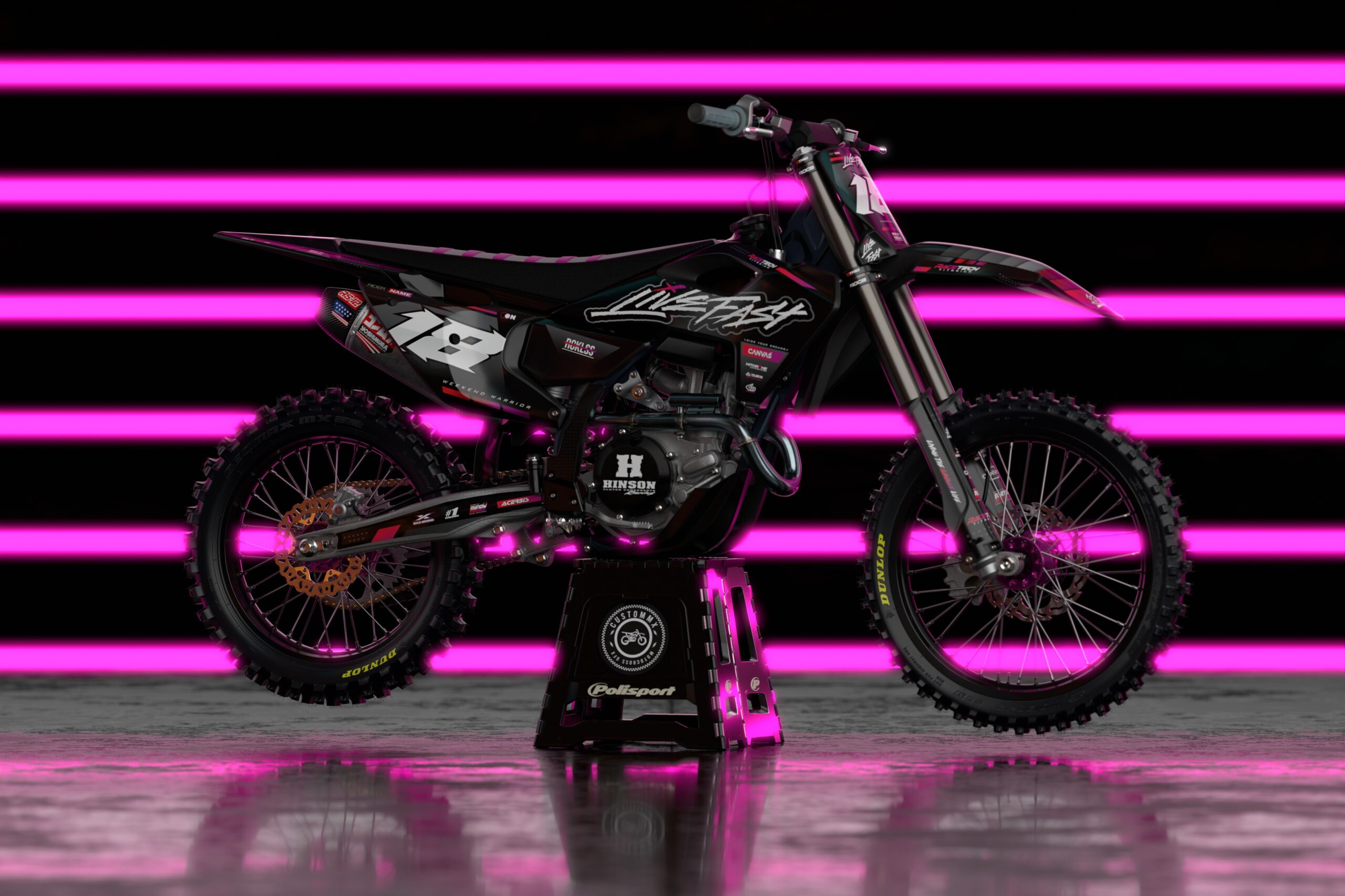 Aberdeen Series - Husqvarna TE / FC / FE / WR / CR / TC Full Graphics Kit - Image 2