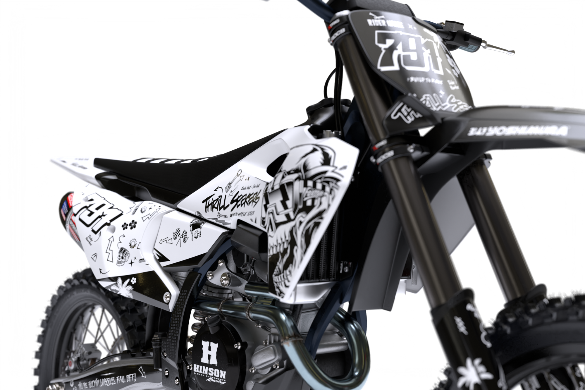 Austin Series - Husqvarna TE / FC / FE / WR / CR / TC Full Graphics Kit - Image 7