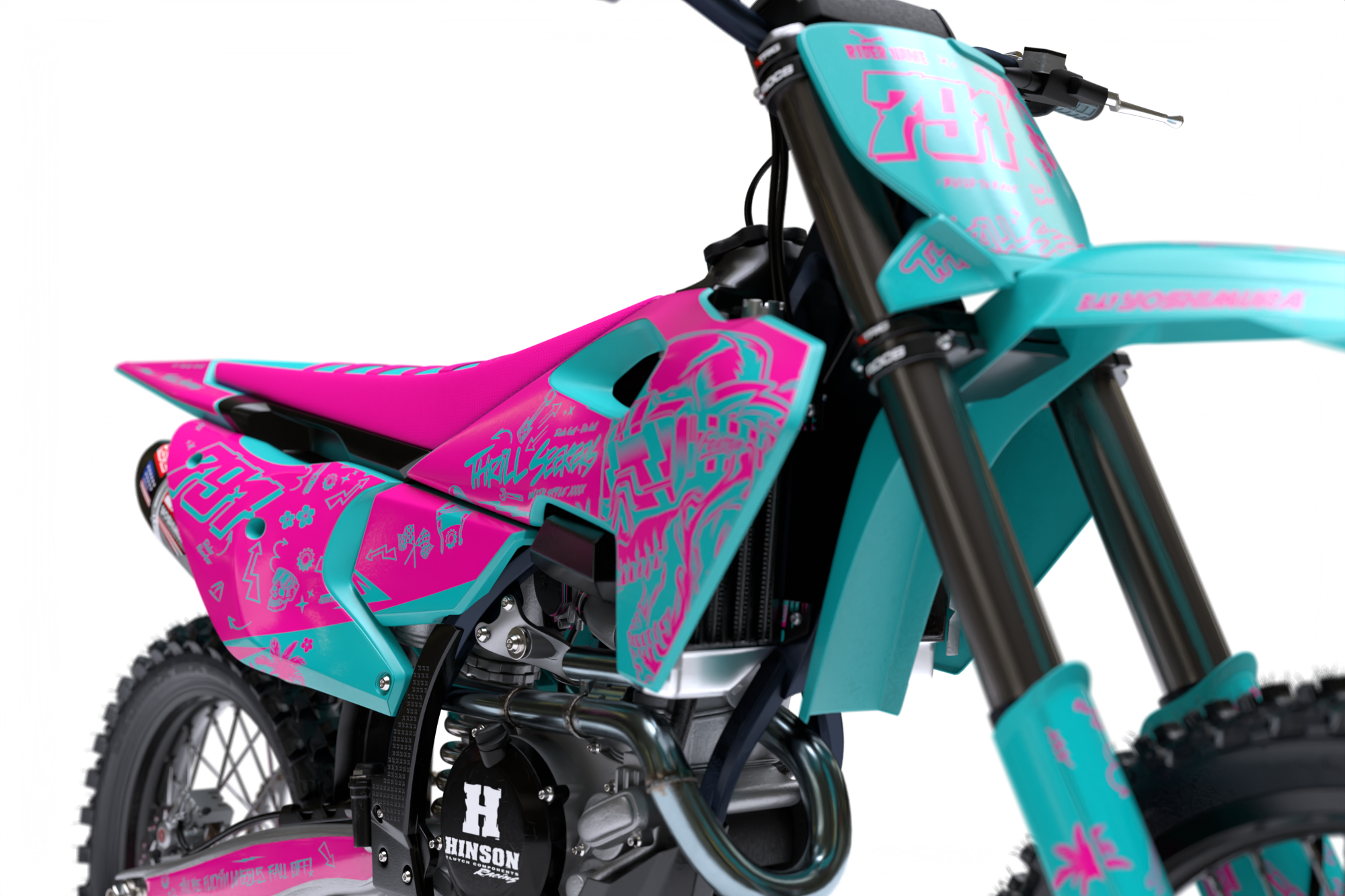 Austin (Haze) Series - Husqvarna TE / FC / FE / WR / CR / TC Full Graphics Kit - Image 7
