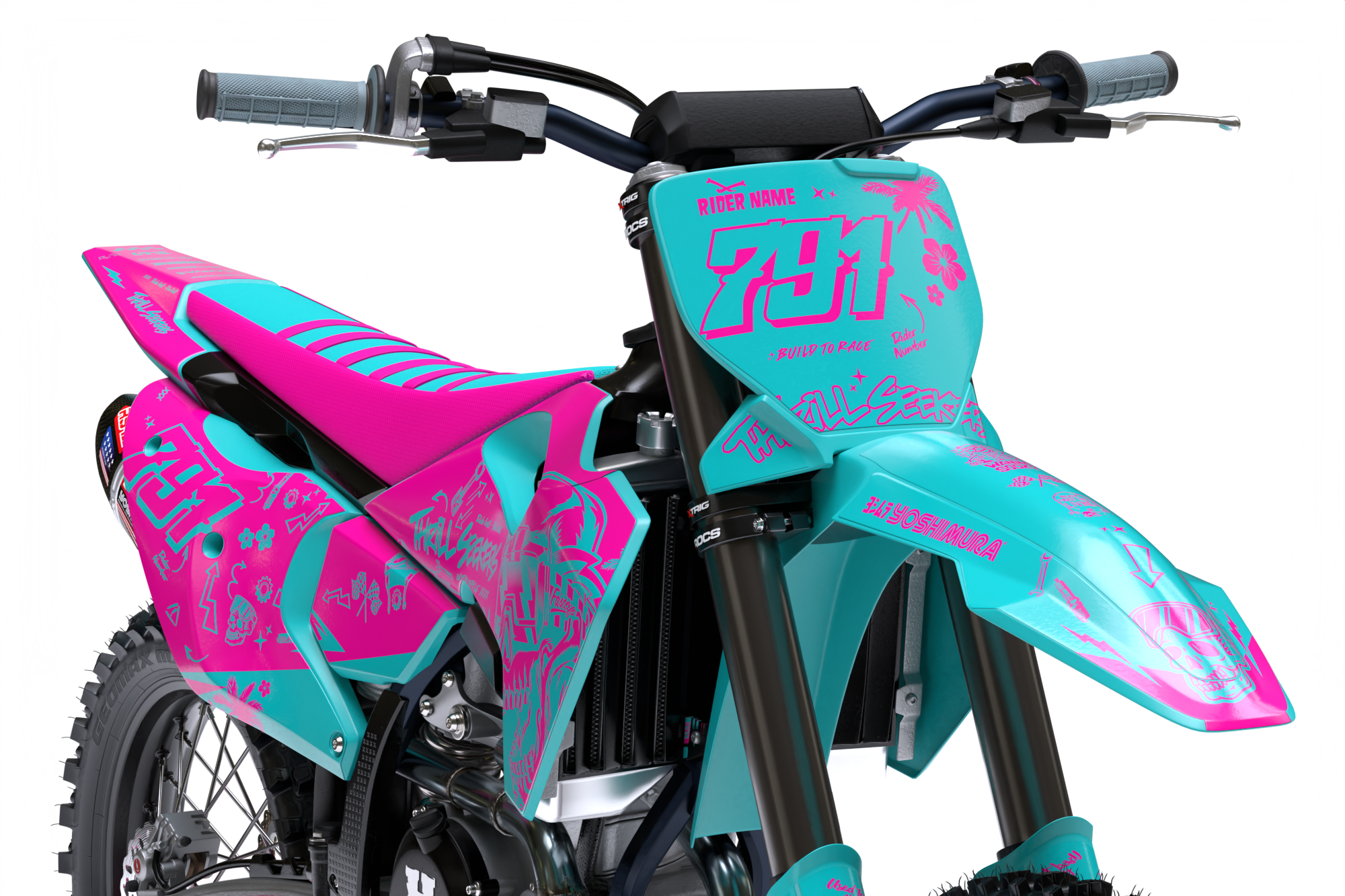 Austin (Haze) Series - Husqvarna TE / FC / FE / WR / CR / TC Full Graphics Kit - Image 4