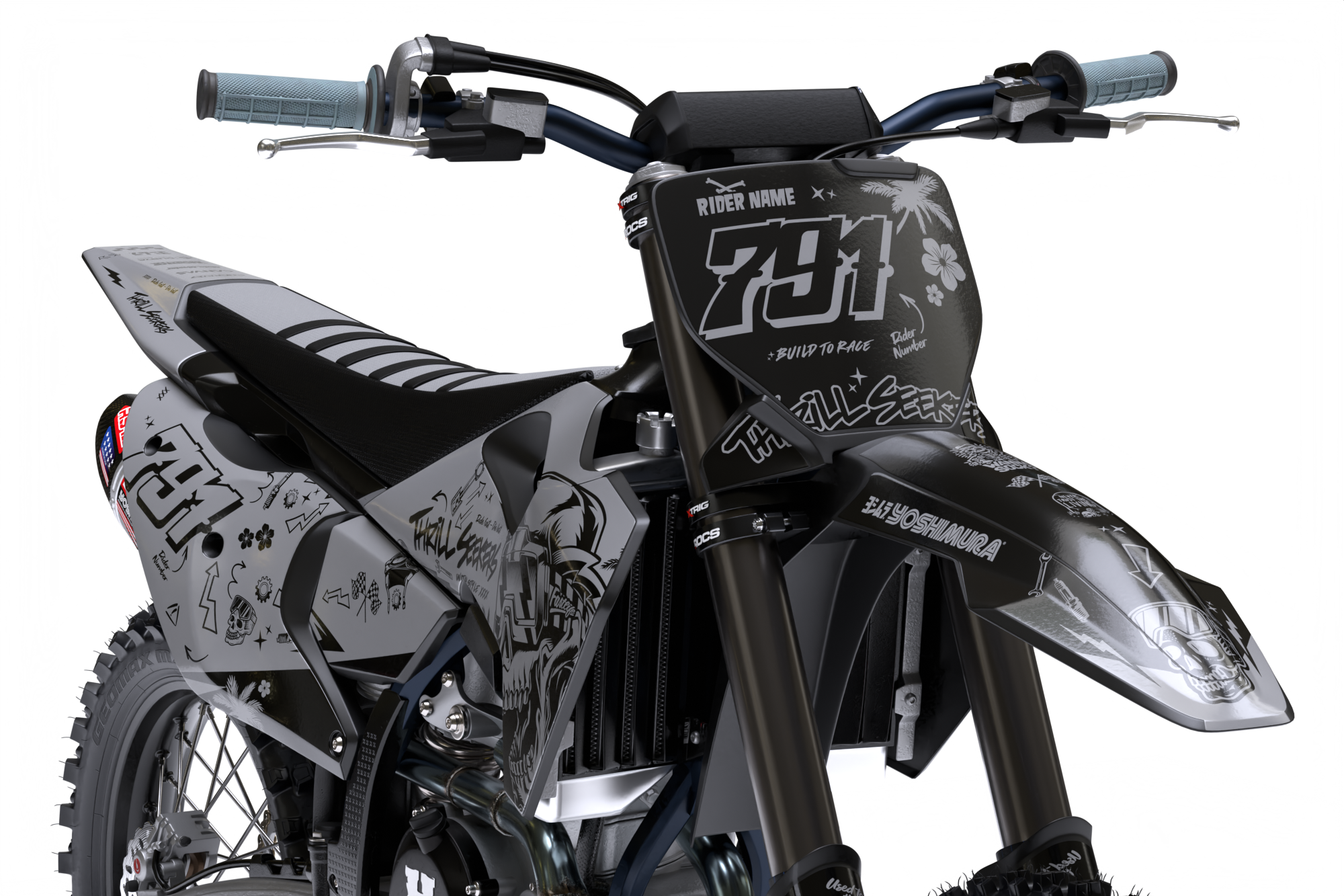 Austin (Mono) Series - Husqvarna TE / FC / FE / WR / CR / TC Full Graphics Kit - Image 4