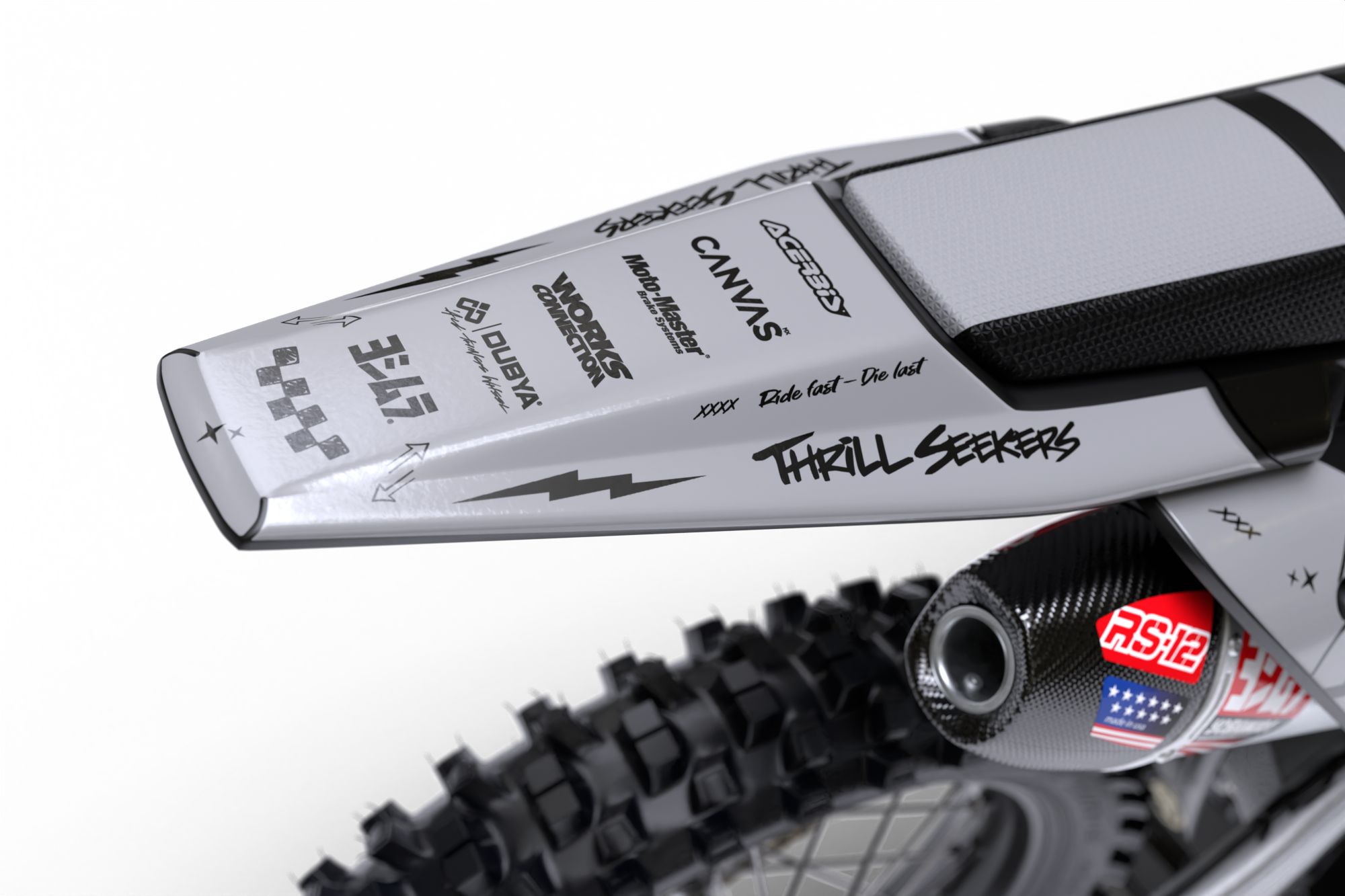 Austin (Mono) Series - Husqvarna TE / FC / FE / WR / CR / TC Full Graphics Kit - Image 5