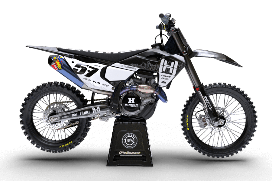 EnduroPro (Black) Series - Husqvarna TE / FC / FE / WR / CR / TC Full Graphics Kit