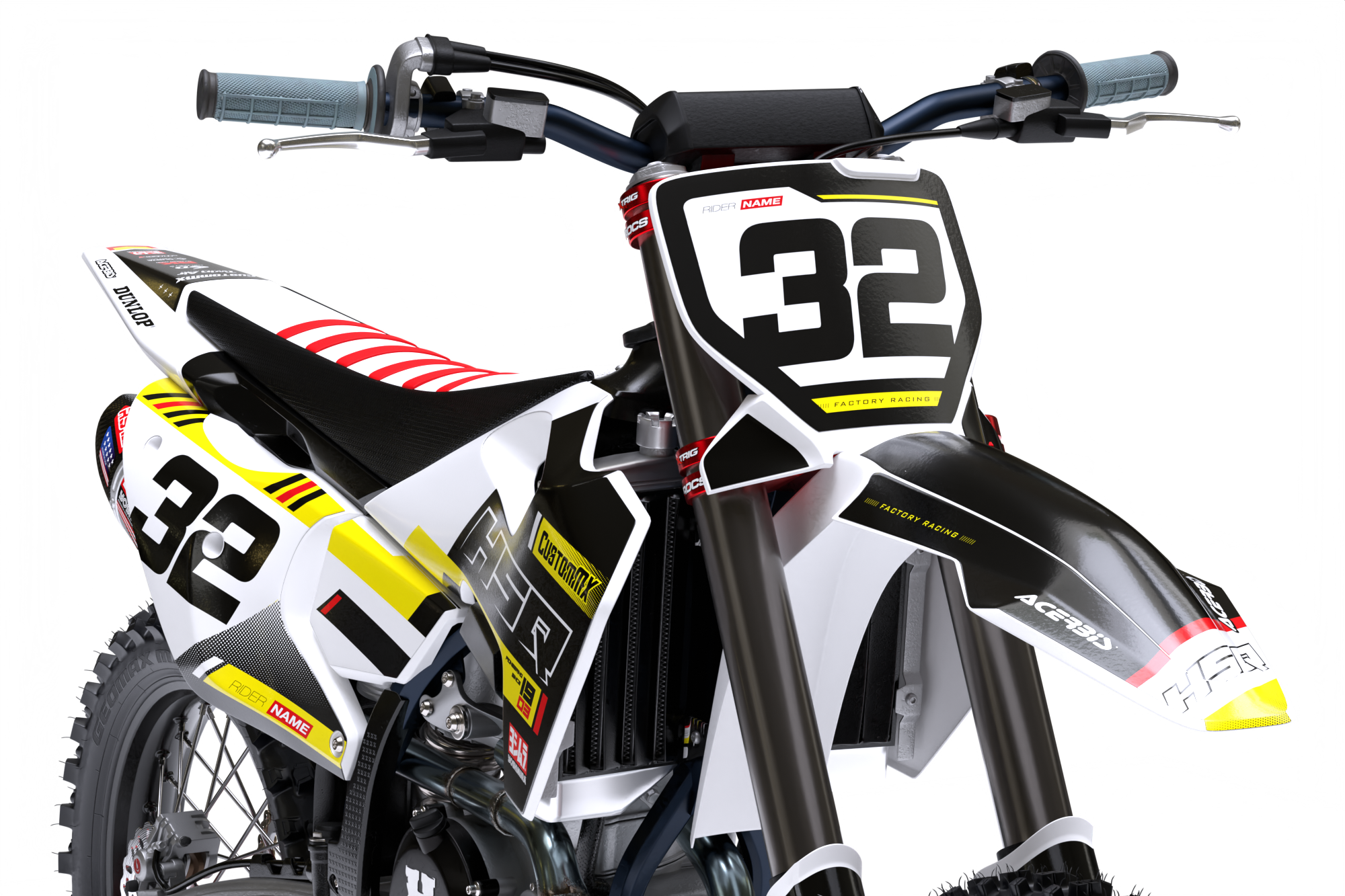 Grit Series - Husqvarna TE / FC / FE / WR / CR / TC Full Graphics Kit - Image 3