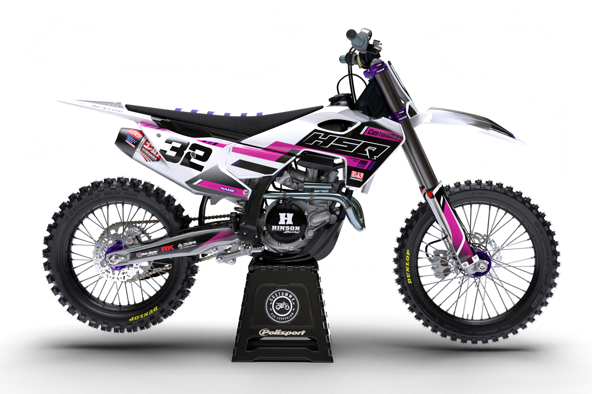 Grit (Pink) Series - Husqvarna TE / FC / FE / WR / CR / TC Full Graphics Kit