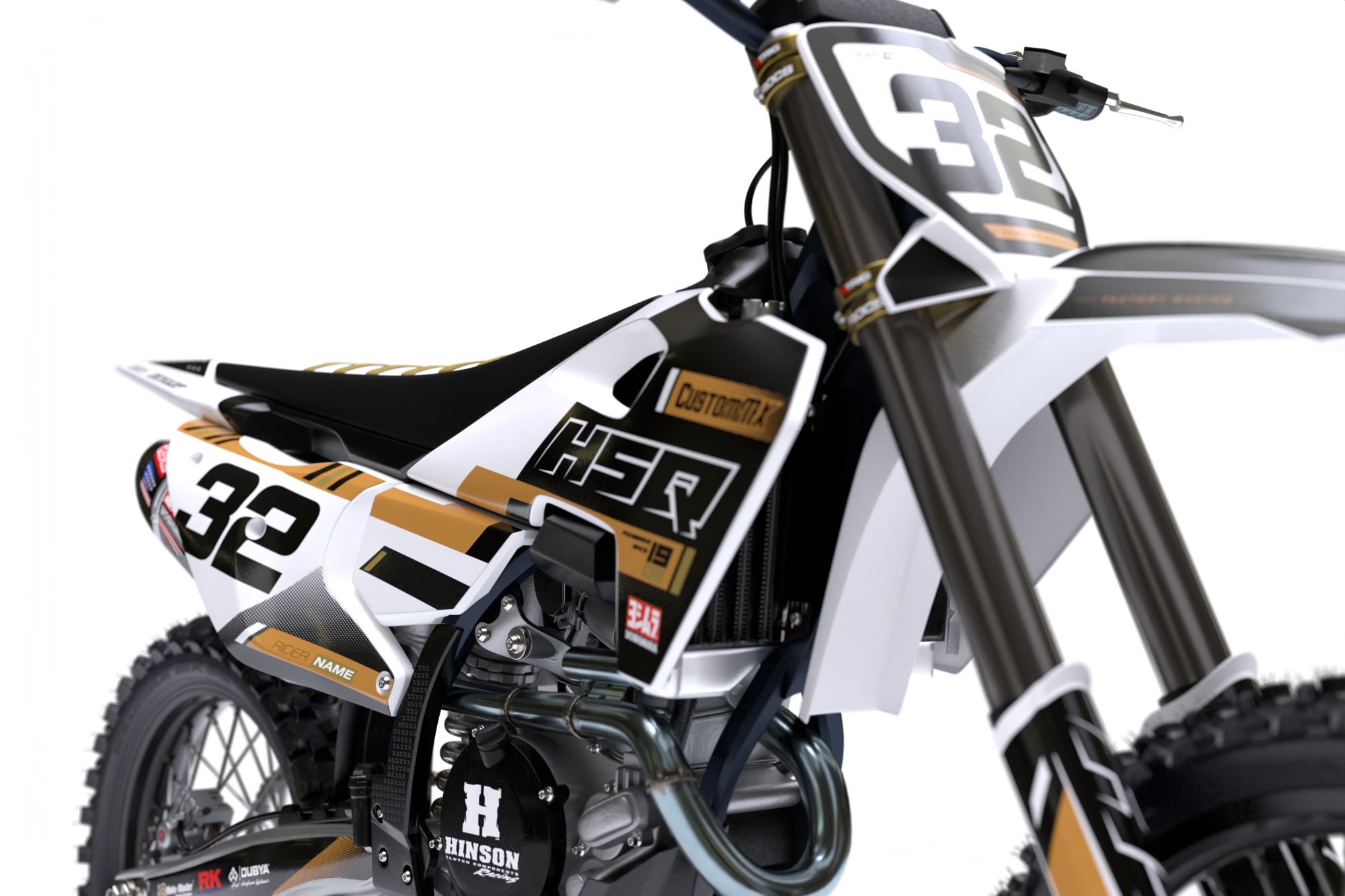 Grit (Sand) Series - Husqvarna TE / FC / FE / WR / CR / TC Full Graphics Kit - Image 6
