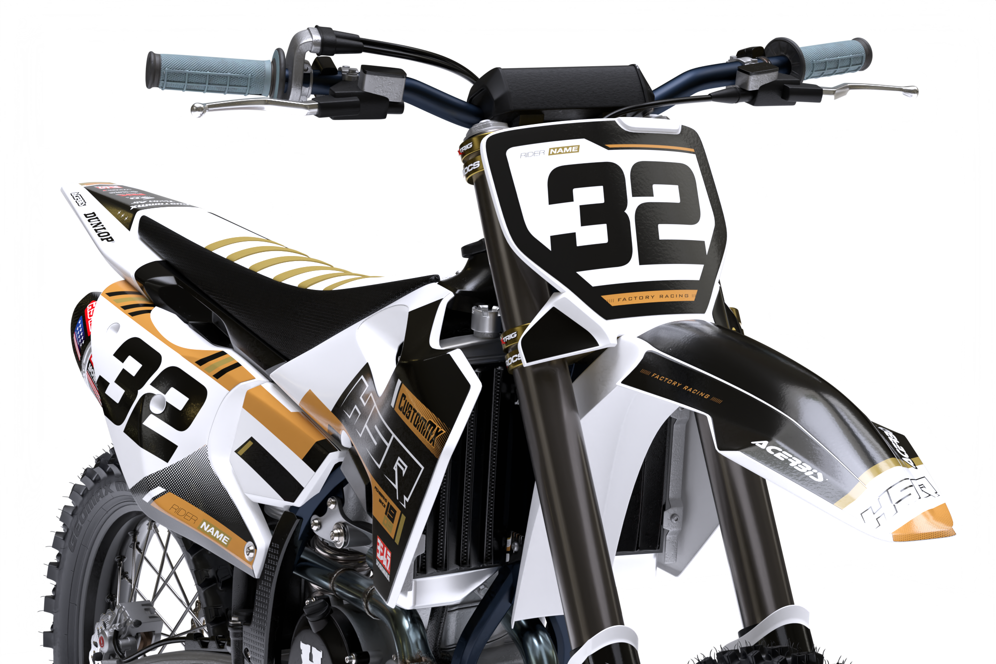 Grit (Sand) Series - Husqvarna TE / FC / FE / WR / CR / TC Full Graphics Kit - Image 3