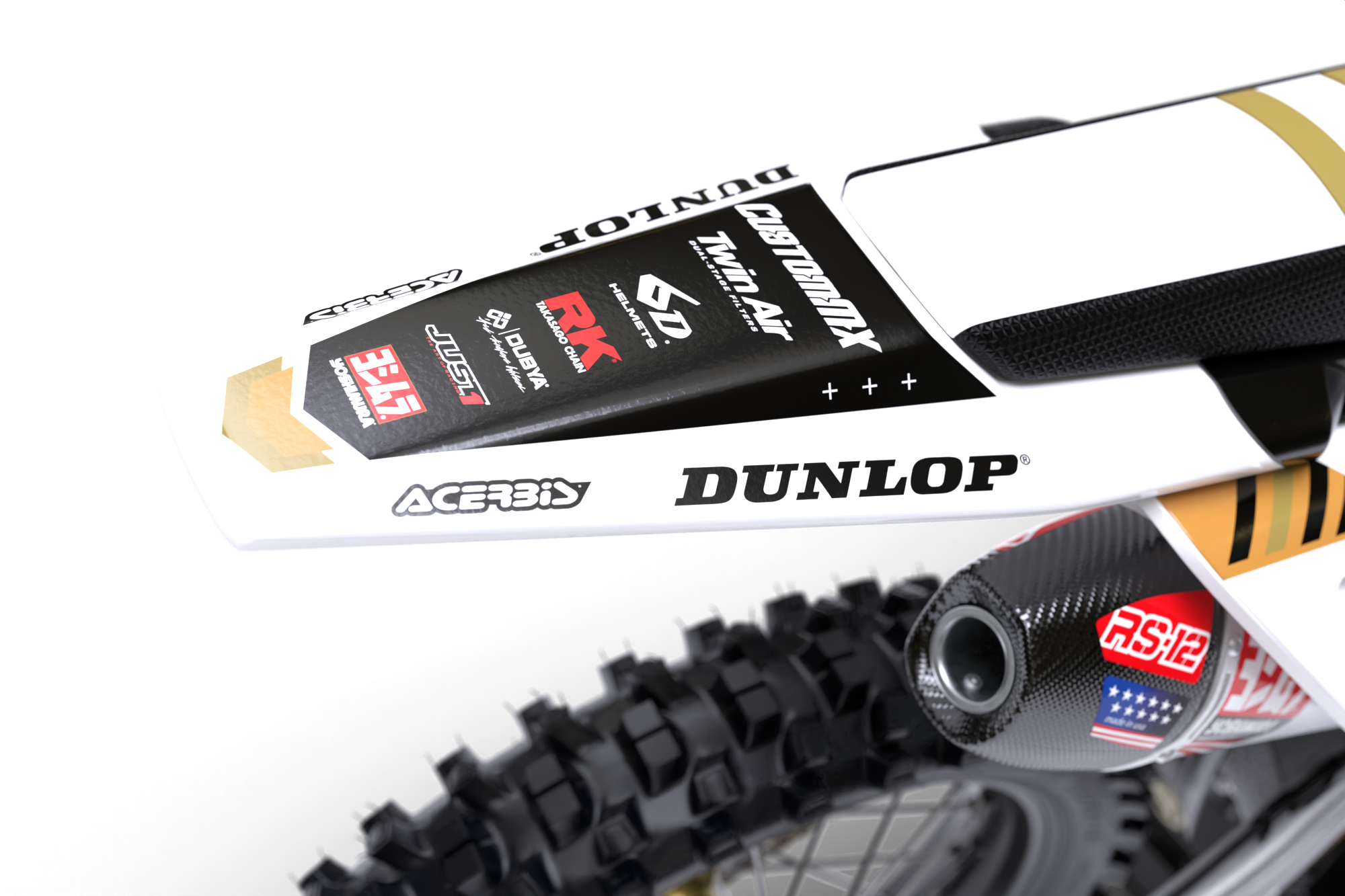 Grit (Sand) Series - Husqvarna TE / FC / FE / WR / CR / TC Full Graphics Kit - Image 4