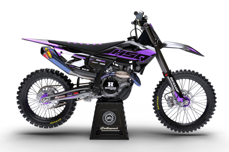 Manchester (Lilac) Series - Husqvarna TE / FC / FE / WR / CR / TC Full Graphics Kit