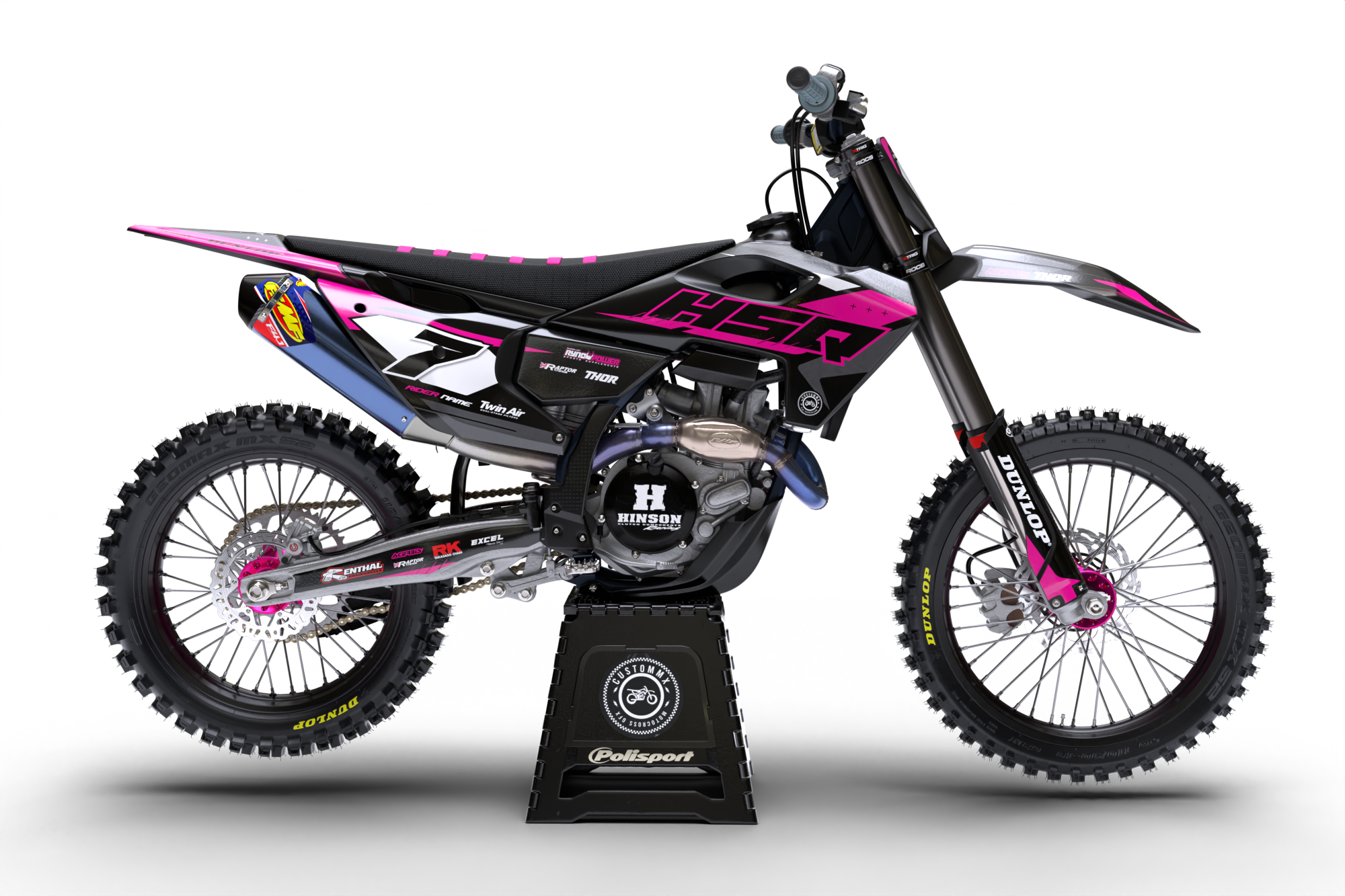 Manchester (Pink) Series - Husqvarna TE / FC / FE / WR / CR / TC Full Graphics Kit