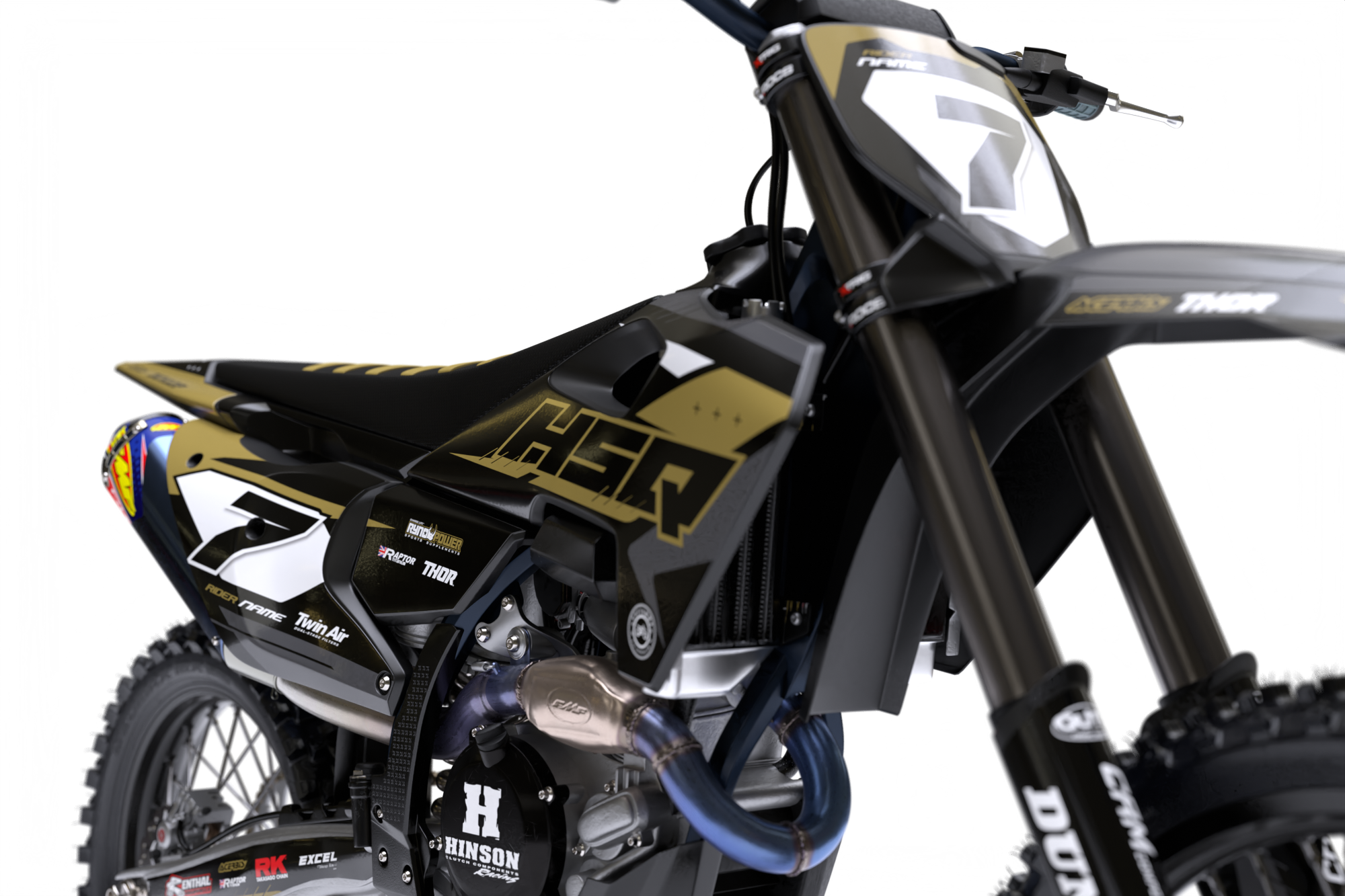 Manchester (Sand) Series - Husqvarna TE / FC / FE / WR / CR / TC Full Graphics Kit - Image 4