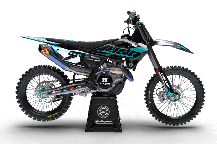 Manchester (Teal) Series - Husqvarna TE / FC / FE / WR / CR / TC Full Graphics Kit